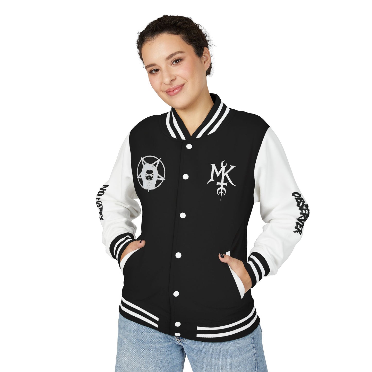Unisex letterman jacket
