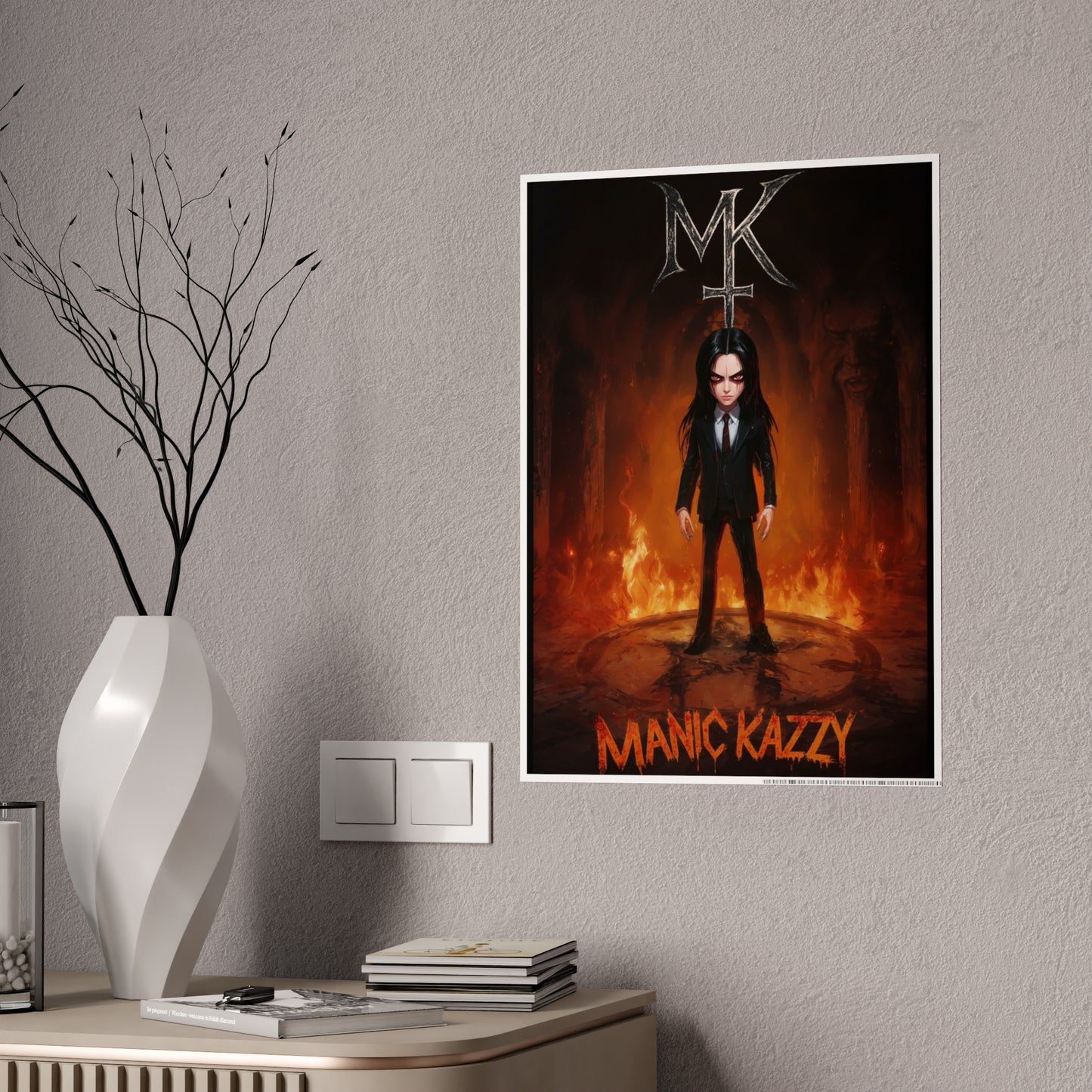Large Manic Kazzy Poster - Hellsent