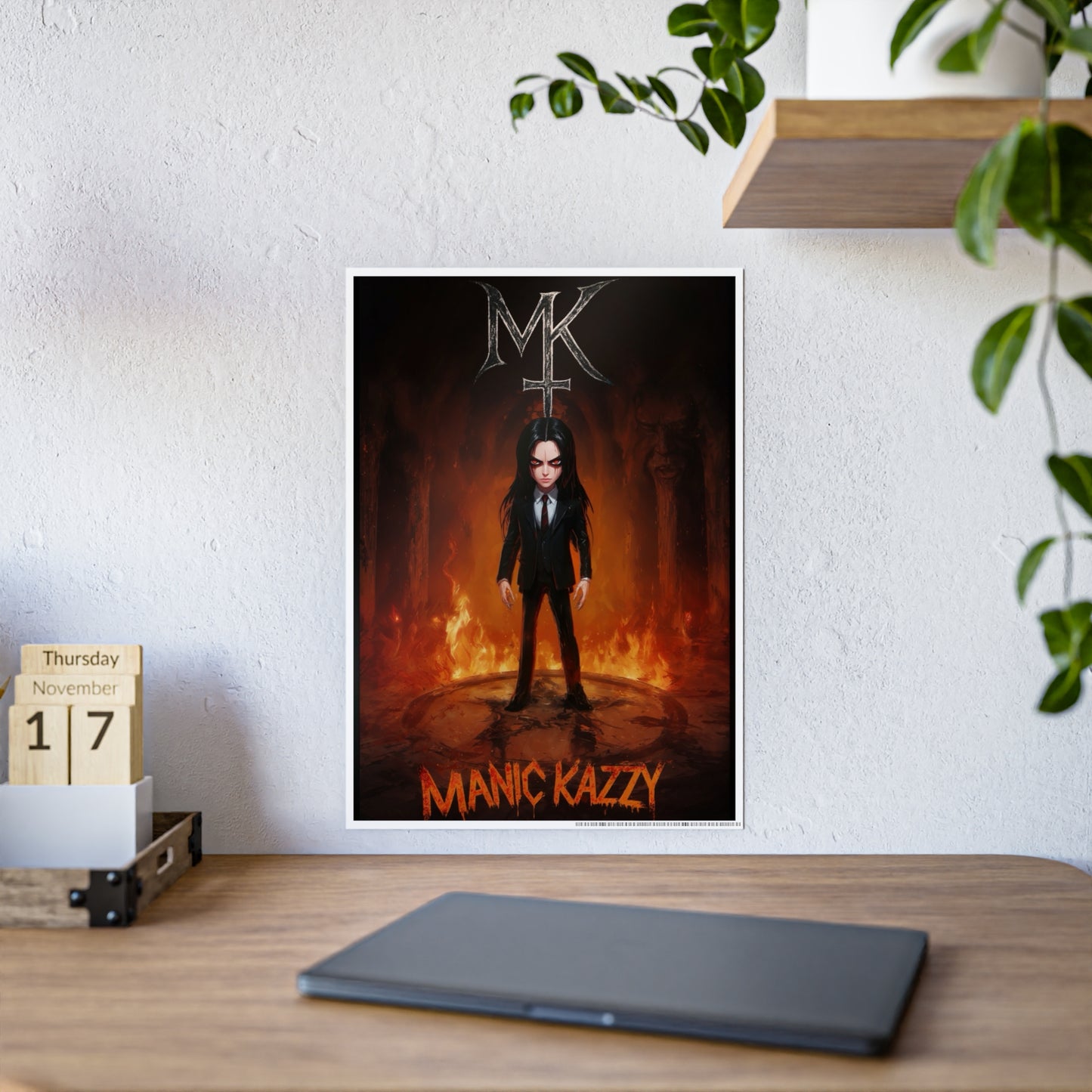 Large Manic Kazzy Poster - Hellsent