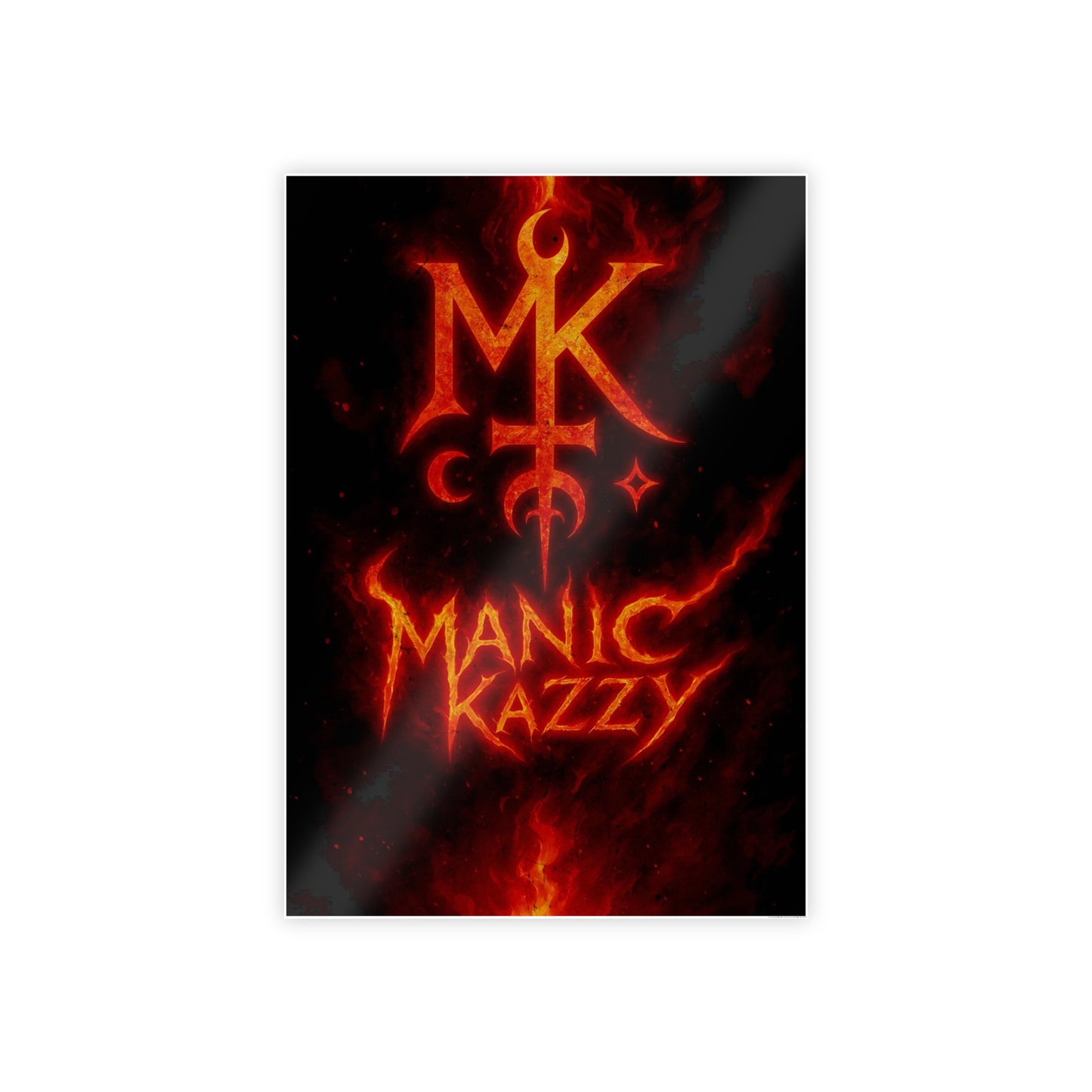 Manic Kazzy Poster - In Flames