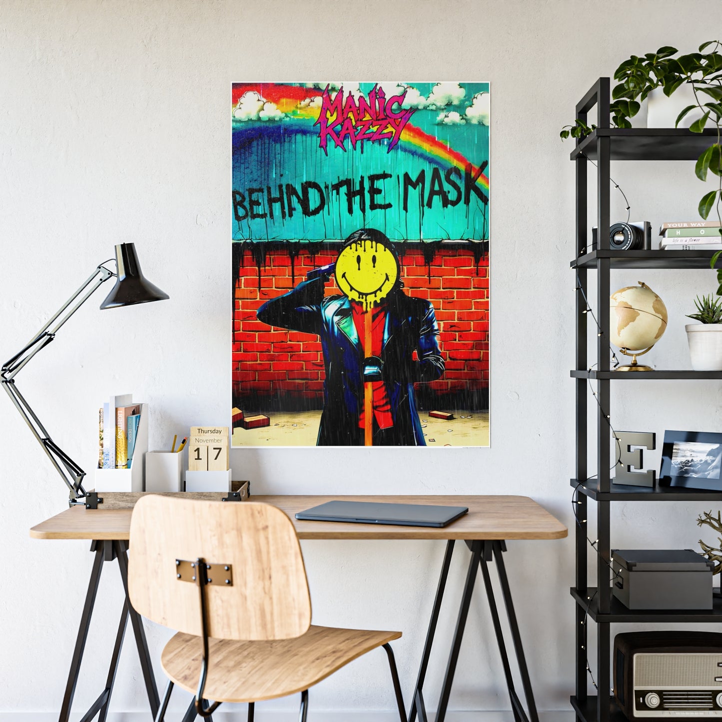 Manic Kazzy “Behind The Mask” Poster