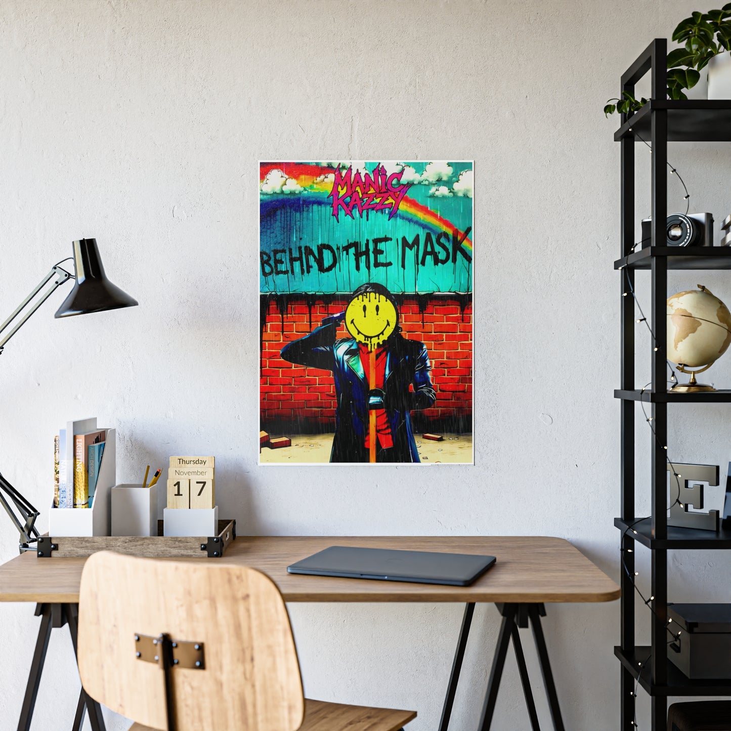 Manic Kazzy “Behind The Mask” Poster