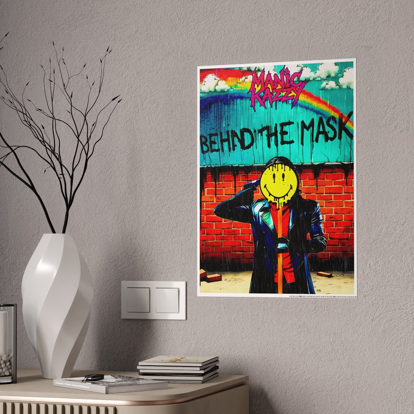 Manic Kazzy “Behind The Mask” Poster