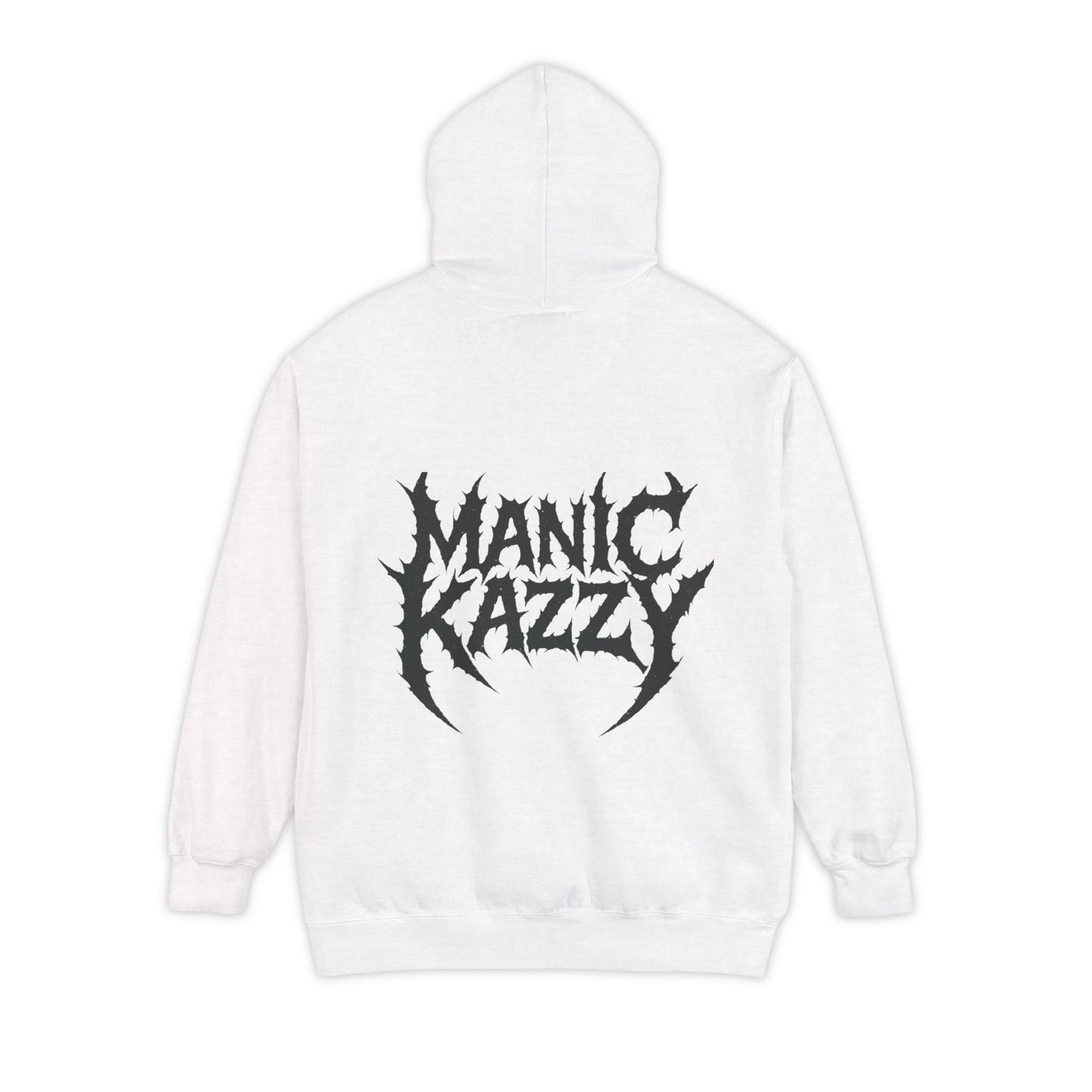 Manic Kazzy Hoodie - White MK Logo