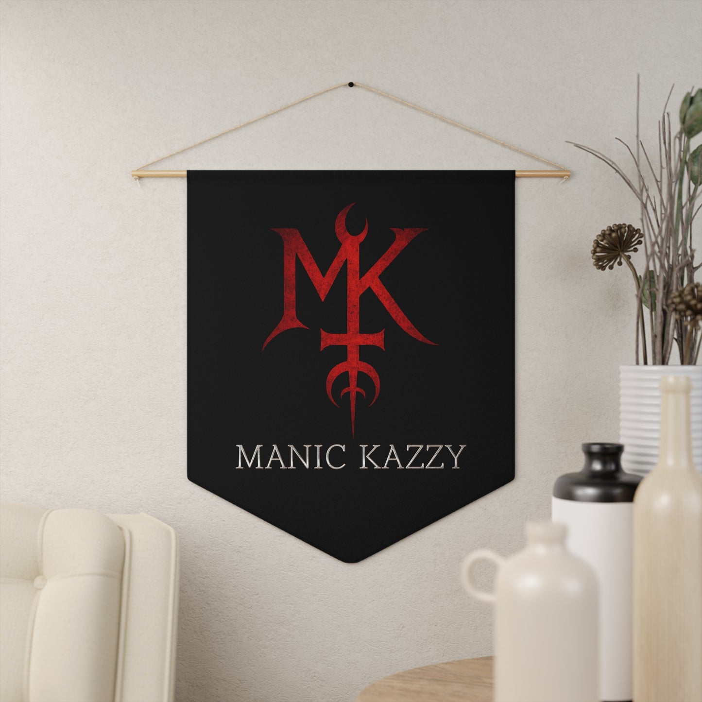 Manic Kazzy Wall Pennant