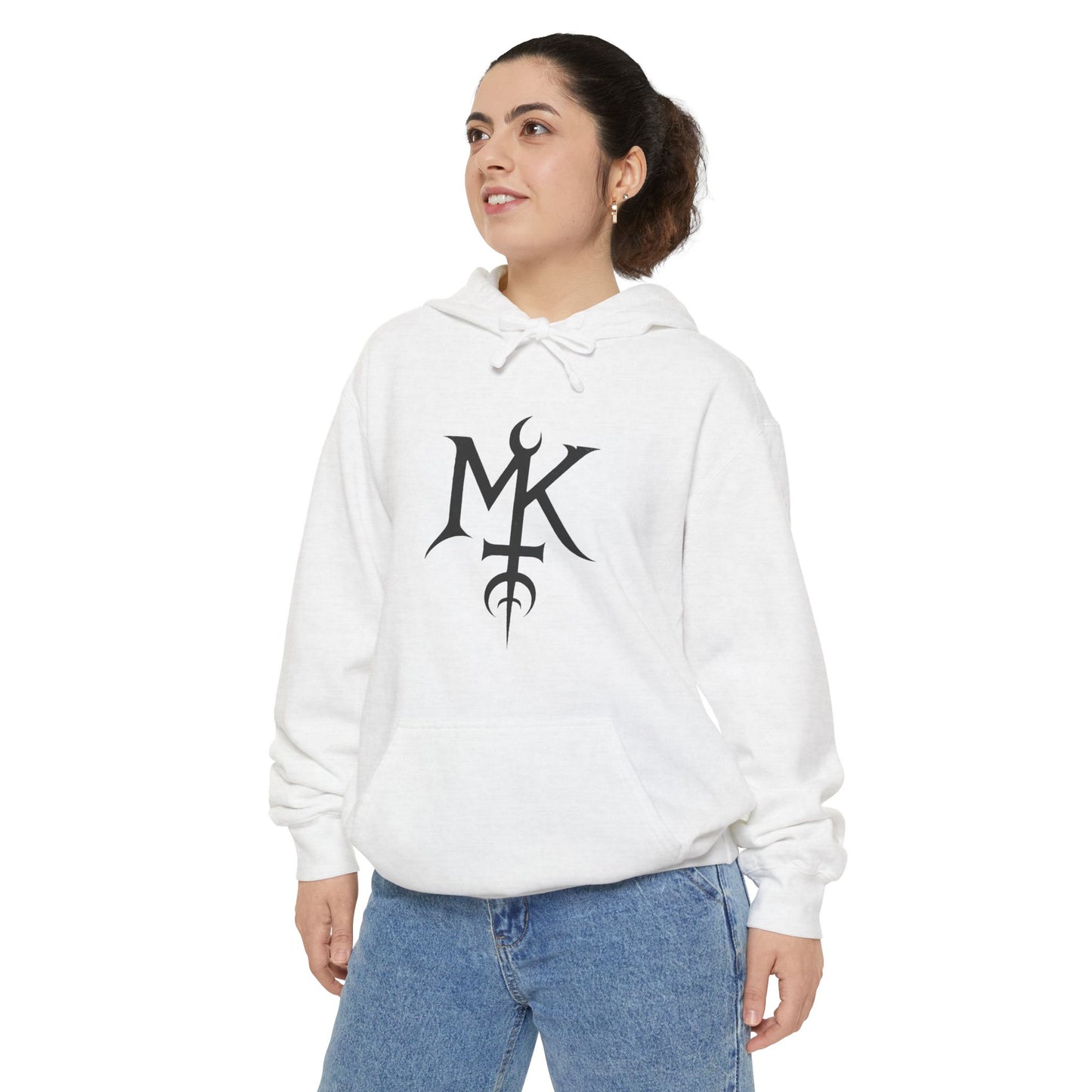 Manic Kazzy Hoodie - White MK Logo