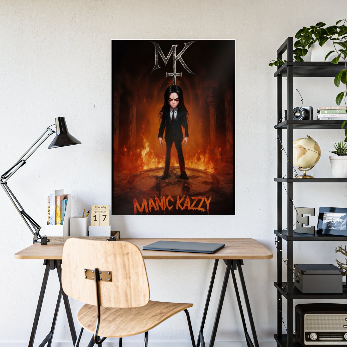 Large Manic Kazzy Poster - Hellsent