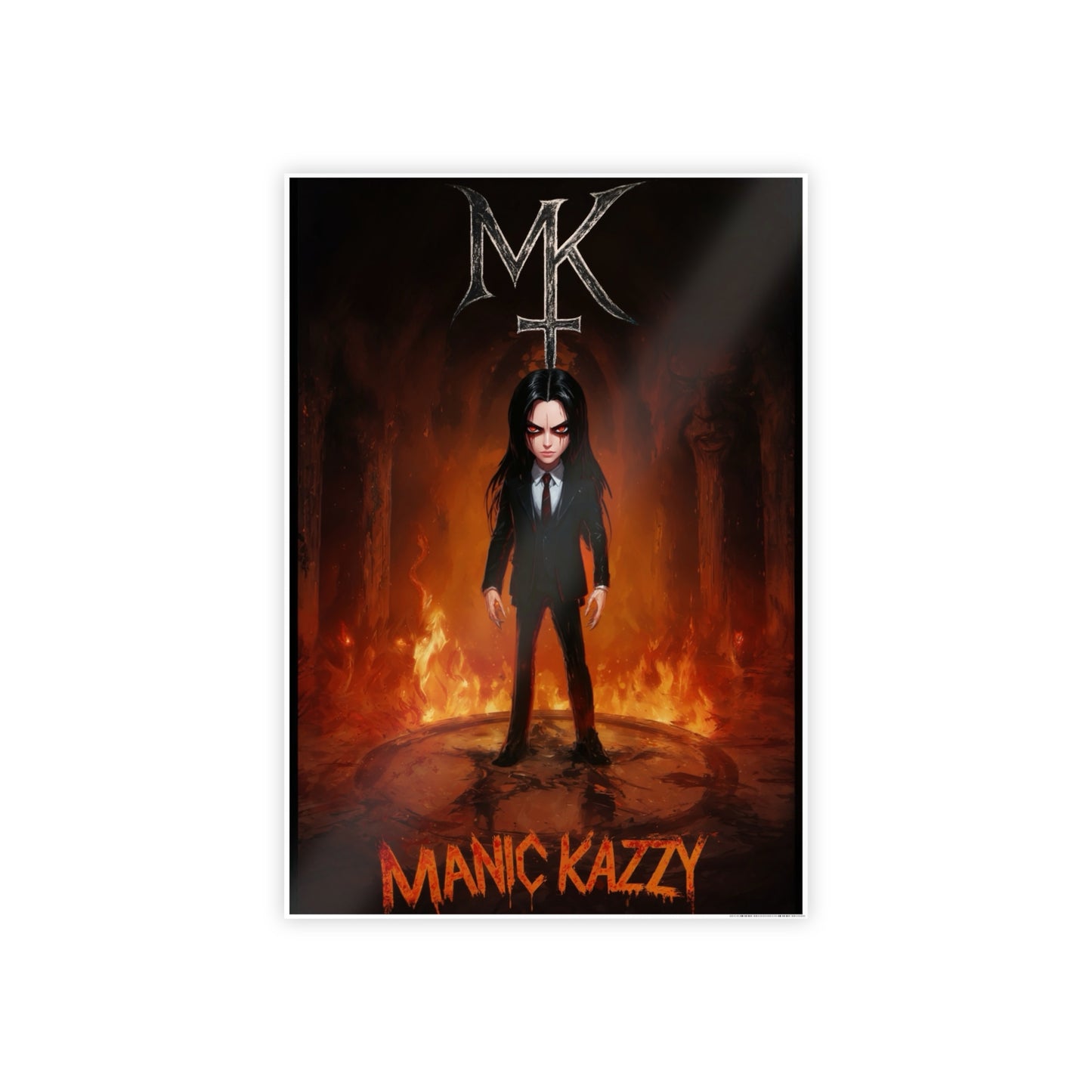 Large Manic Kazzy Poster - Hellsent