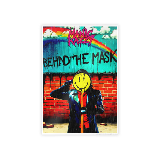 Manic Kazzy “Behind The Mask” Poster