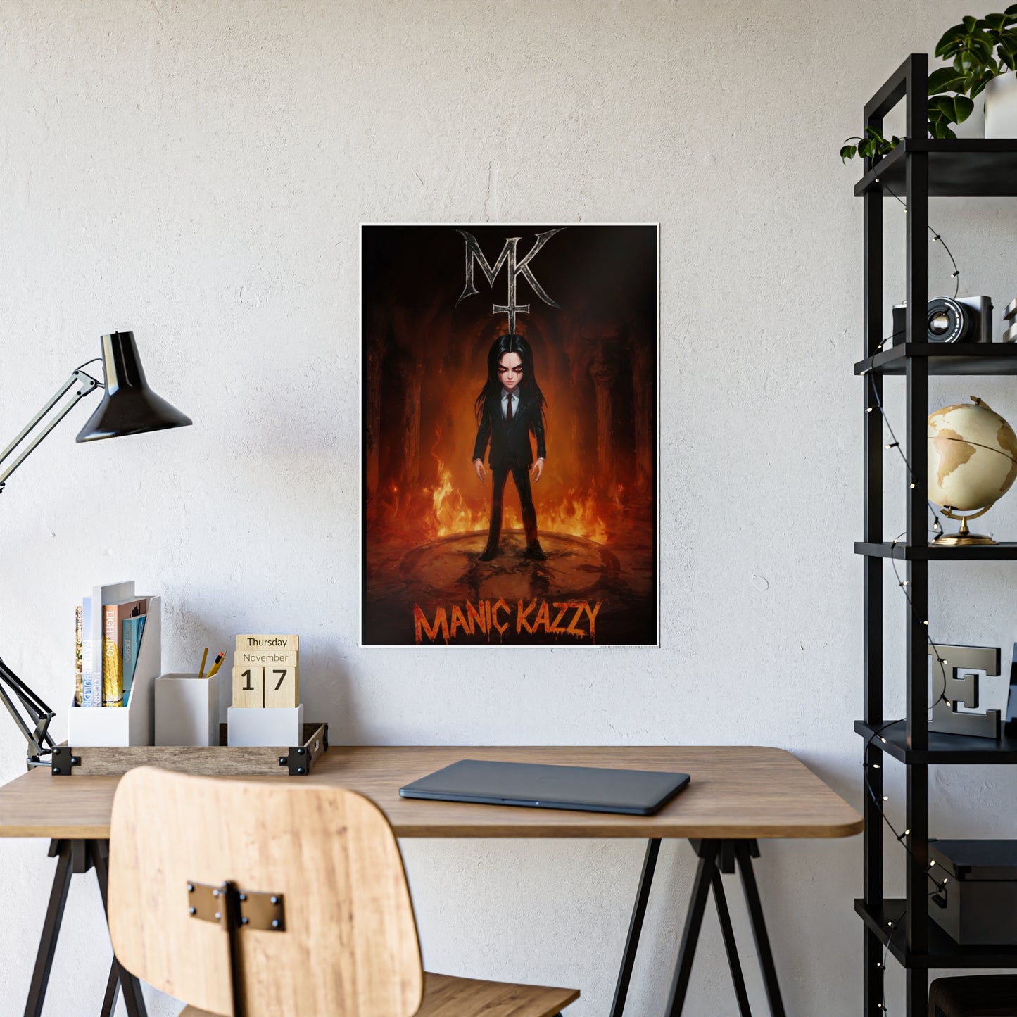 Large Manic Kazzy Poster - Hellsent