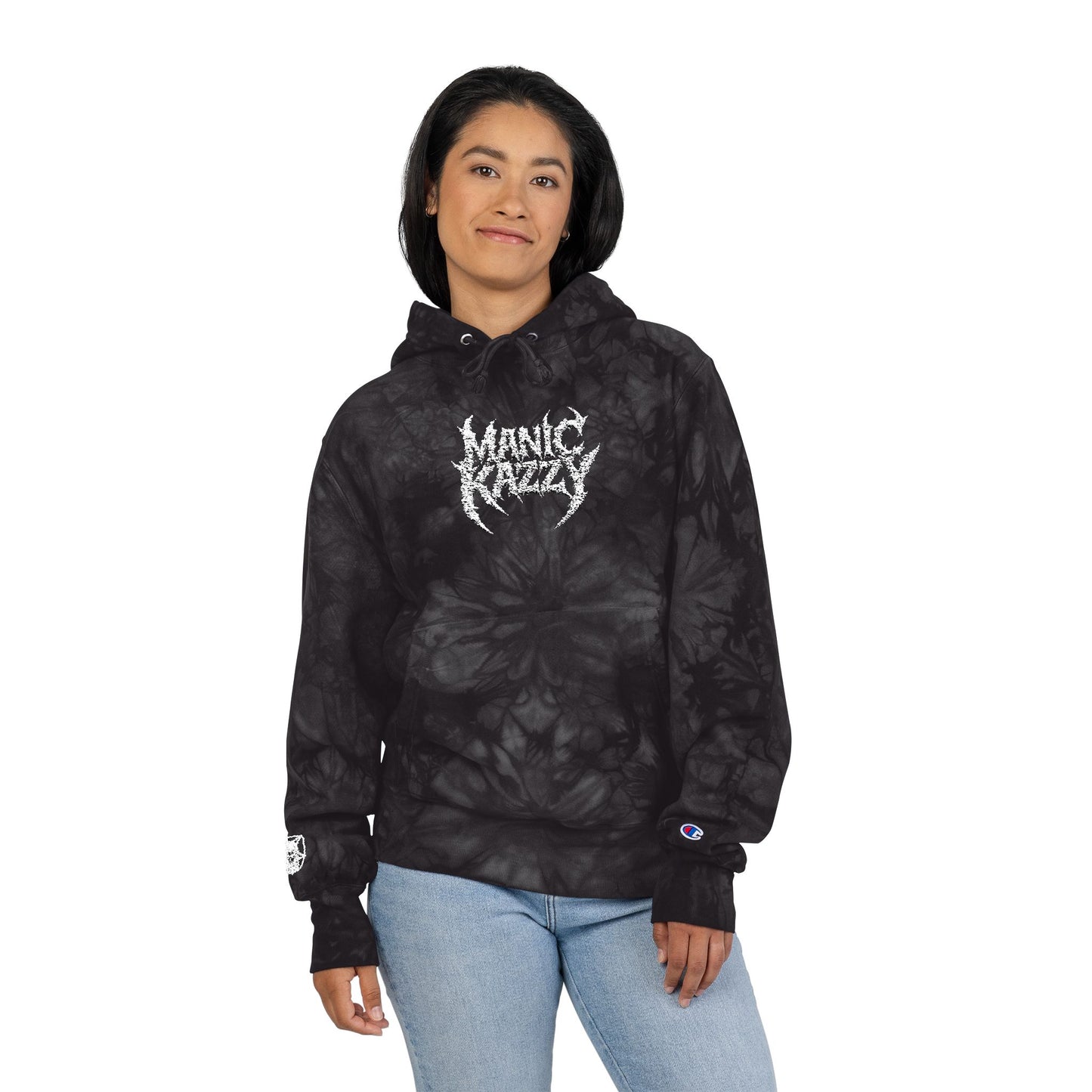 Unisex Tie-Dye Hoodie with Embroidery, Cozy Fashion, Gift for Music Lovers, Trendy Apparel, Perfect for Festivals, Everyday Wear