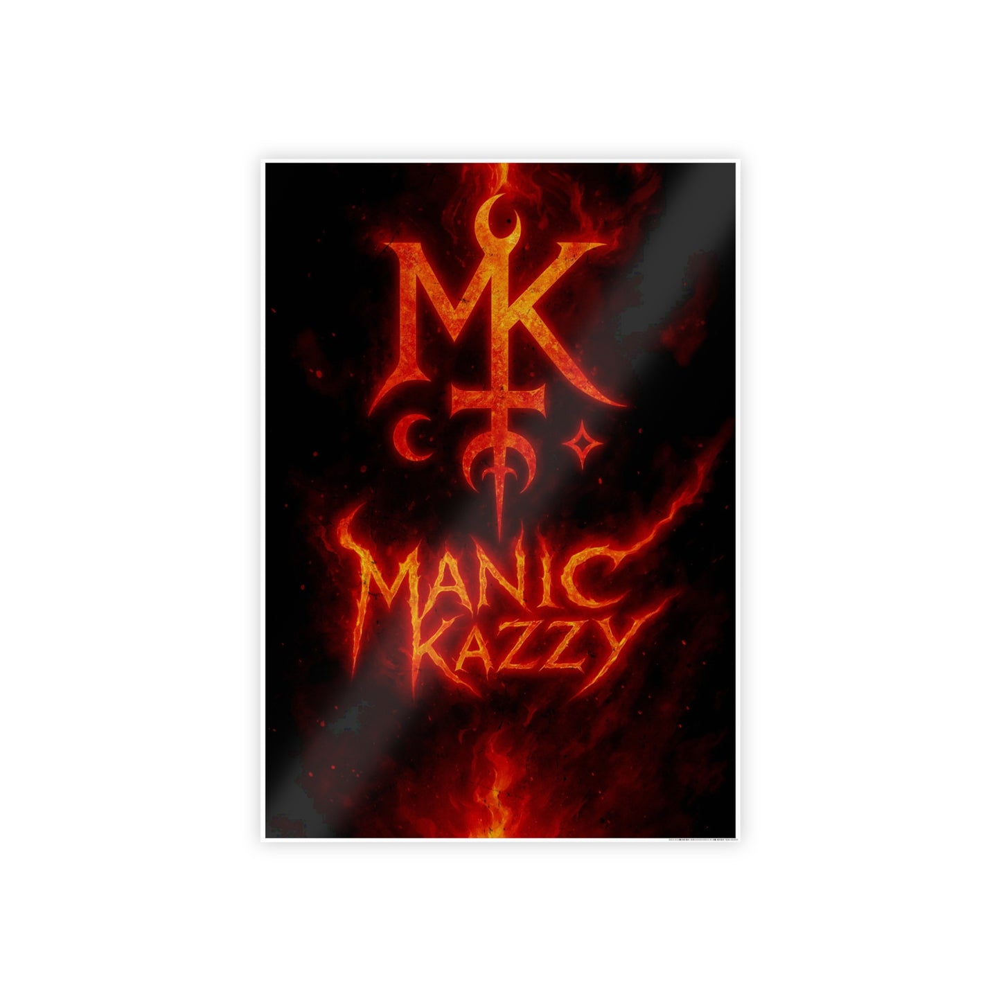 Manic Kazzy Poster - In Flames