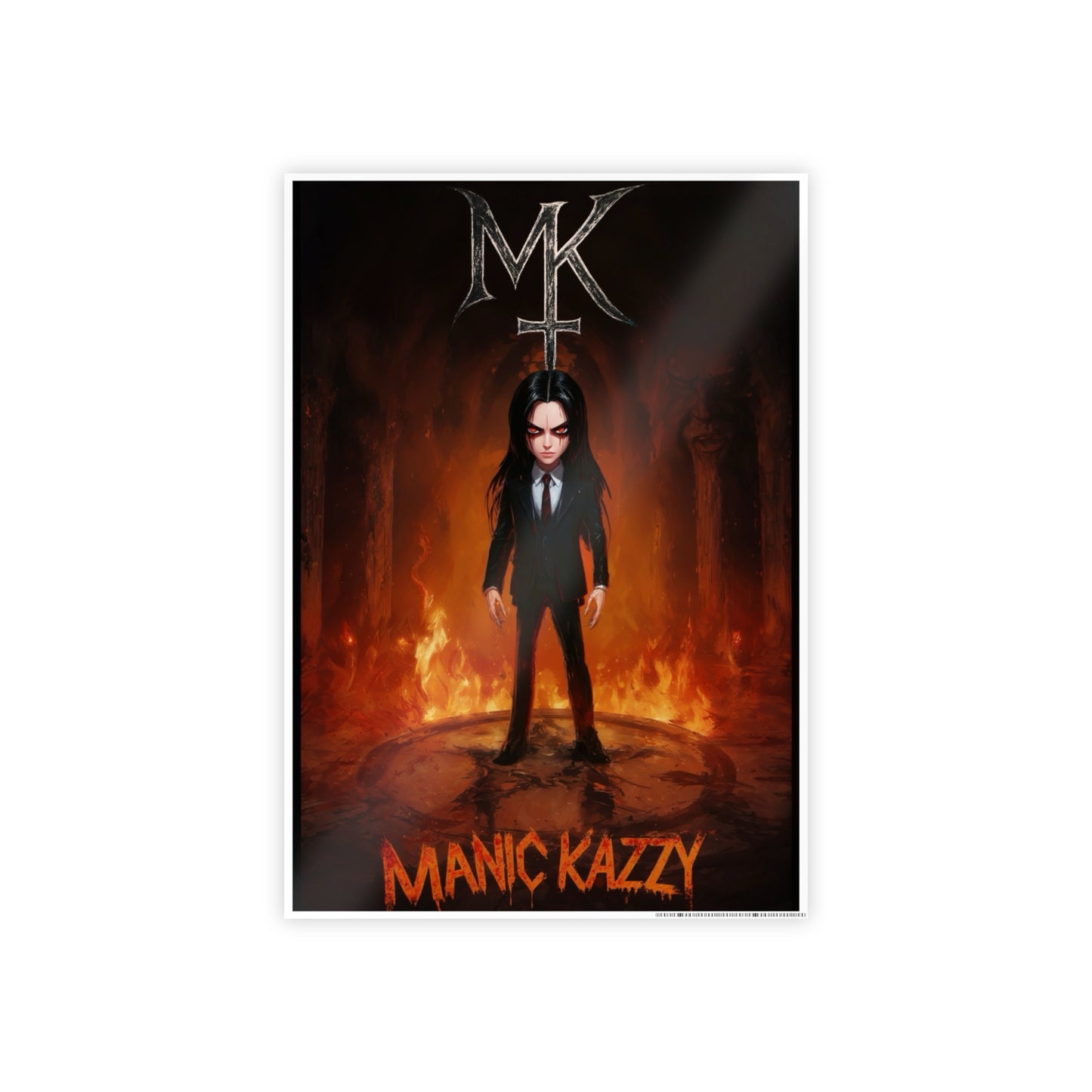 Large Manic Kazzy Poster - Hellsent