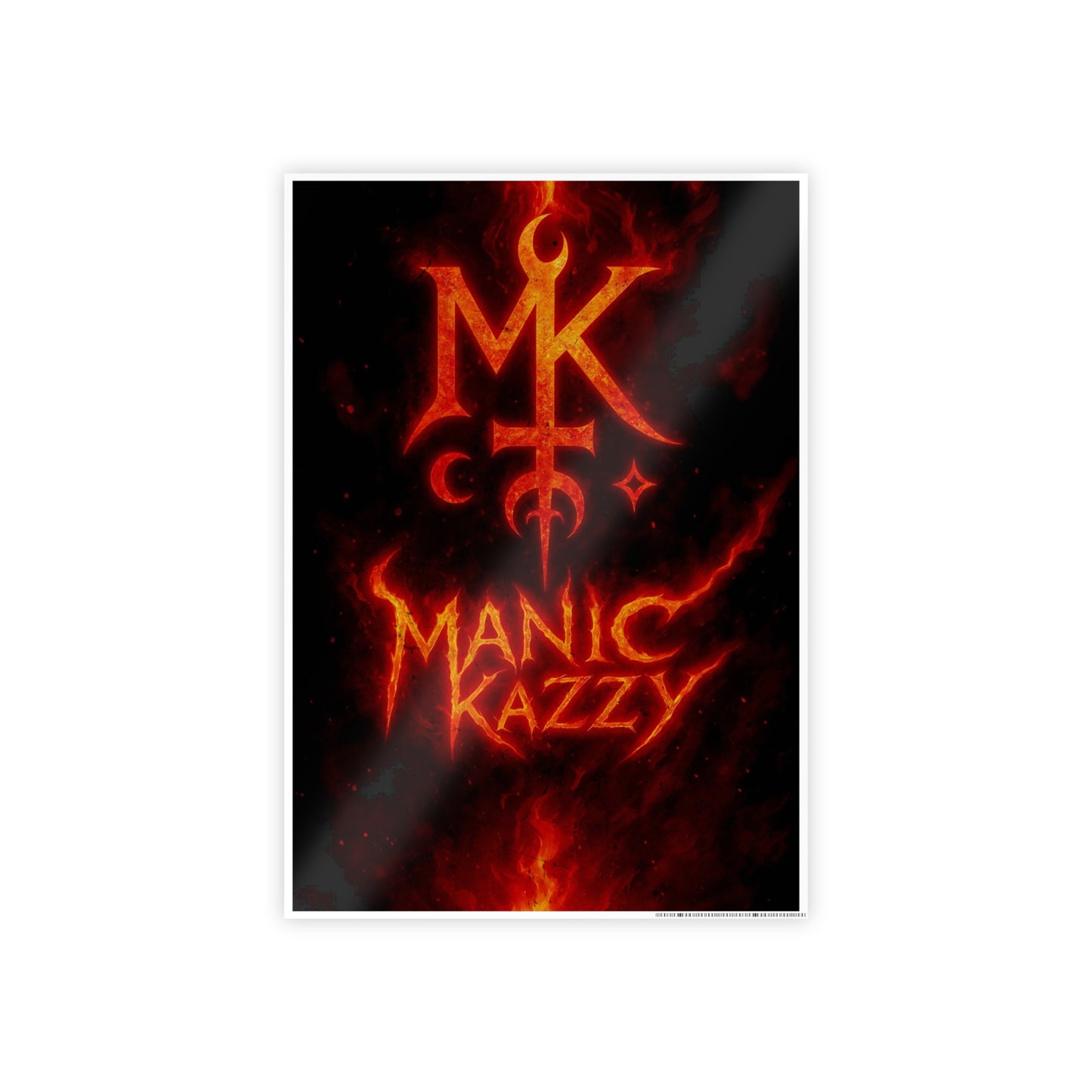 Manic Kazzy Poster - In Flames