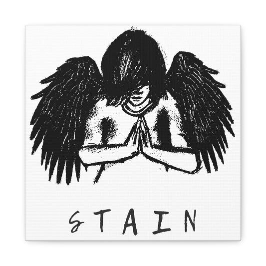 Manic Kazzy - Stain Canvas Art, Wall Decor for Home, Gothic Decor, Spiritual Gifts, Unique Wall Art, Stain Design