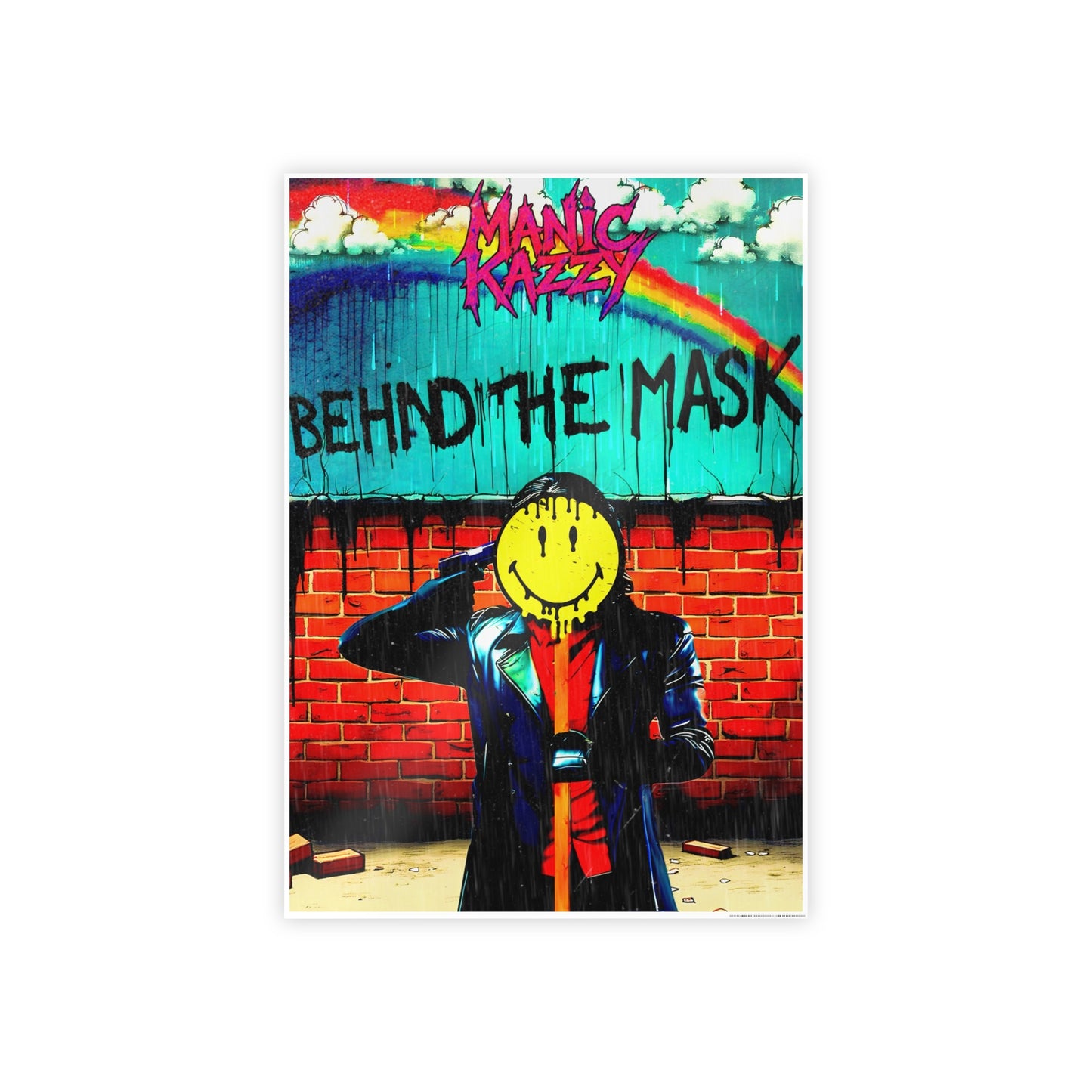 Manic Kazzy “Behind The Mask” Poster